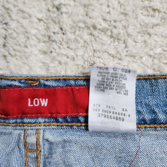 Vintage Levi's Low Rise Red Tab Denim Shorts Juniors Size 3 - Picture 11 of 16